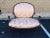 Antique Louis XVI Style Walnut Upholstered Canapé. 19th Century. For Sale - Image 4 of 10