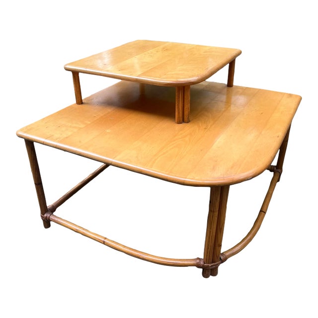 Heywood Wakefield Ashcraft Coffee / Side Table Two Tiered