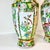 Late 19th C Antique Chinoiserie Boho Chic Hollywood Regency Famille Rose Vases - A Pair, Monumental For Sale - Image 4 of 18