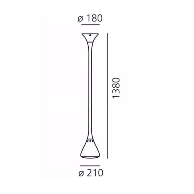 Pipe Adjustable Fluorescent Pendant Lamp by Herzog & De Meuron for Artemide, 2002 For Sale - Image 16 of 18