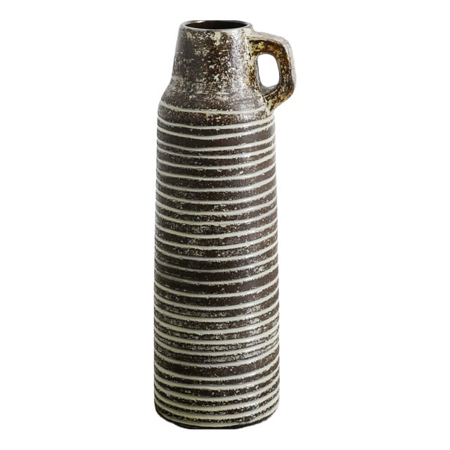 Vintage Swedish Floor Stoneware Vase by Ingrid Atterberg for Upsala Ekeby, 1950s For Sale