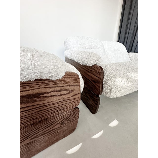 Set of Vintage Brutalist Sofa and Lounge Chair, 1970s For Sale - Image 12 of 18