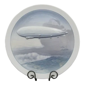 Rosenthal Vintage 1925 Uss Los Angeles Zeppelin Commemorative Collector Plate