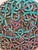 Striking hand-carved wood wall sculpture by Santa Fe artist Charles Greeley, dated 1986. This large-scale decorative piece...