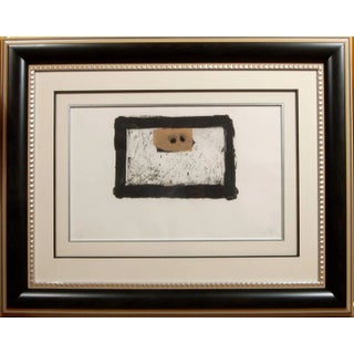 Antoni Tàpies, Le Cadre Noir For Sale