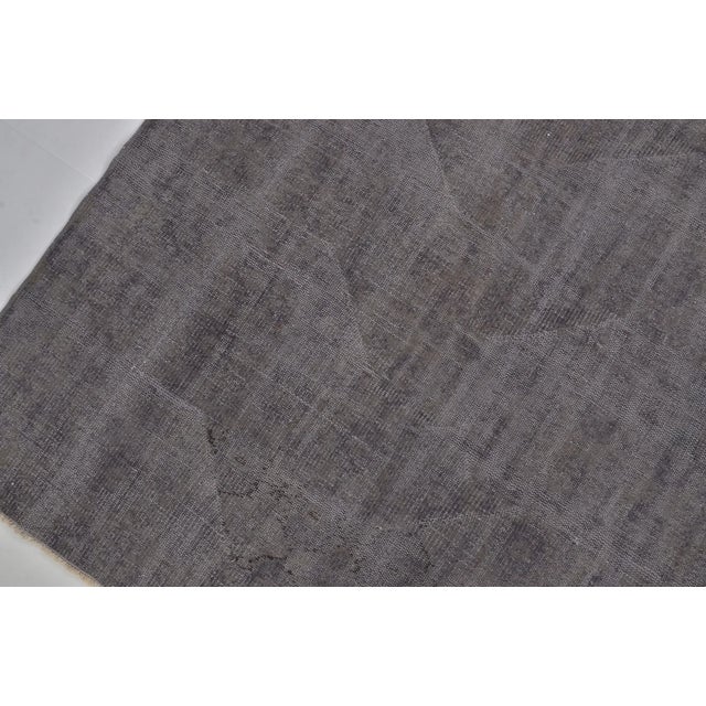 Large Vintage Turkish Distressed Wool Rug For Sale - Image 9 of 9