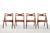 Animal Skin Set of 4 Oak Hans Wegner Sawbuck Model Ch29 Chairs by Carl Hansen and Son, 1950s For Sale - Image 7 of 7