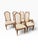 Hollywood Regency Late 20th Century Attributed to Mastercraft Burl Wood High-Back Dining Chairs, Set of 6 For Sale - Image 3 of 18