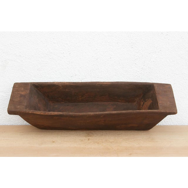 30" Long Hand-Hewn Centerpiece For Sale - Image 4 of 6