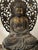 Amida Butsu Bhudha in Carved Wood For Sale - Image 9 of 13