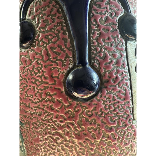 Antique Czechoslovak Secessionist Ceramic Ewer with Chariot, 1915 For Sale - Image 10 of 12