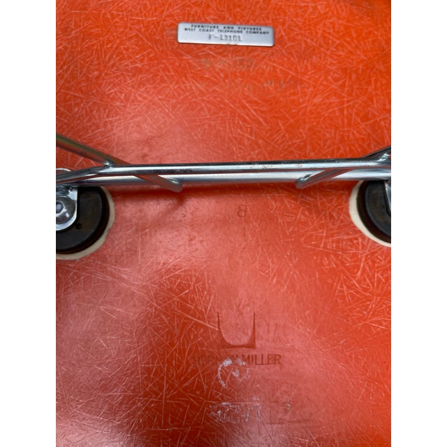 Metal 1960s Mid Century Modern Vintage Herman Miller Eames Fiberglass Rocking Chair For Sale - Image 7 of 7