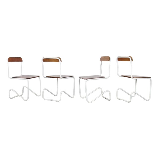 Dining Chairs, 1930s, Set of 4 For Sale