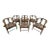 1980s Enrique Garcel Tessellated Horn Dining Chairs - Set of 6 For Sale