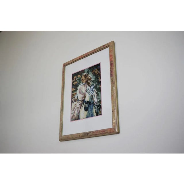 Crocheted Paintings, 1990s, Set of 3 For Sale - Image 10 of 18