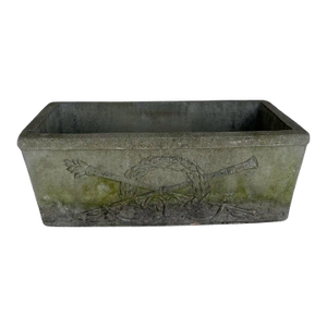 Late 19th- Early 20th Century French Neoclassical Style Cast Stone Planter