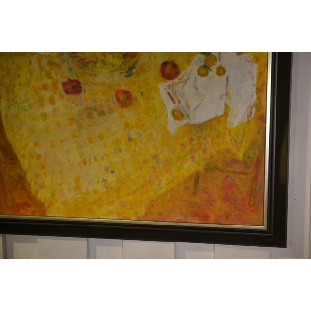 Thuillier, Post-Impressionist Still Life with Cherries, Oil Painting on Canvas, Framed For Sale - Image 8 of 9