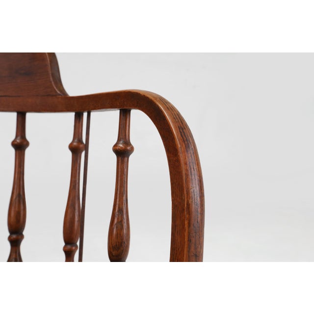 English Swivel-Base Captain Desk Chair, 1850s For Sale - Image 6 of 14