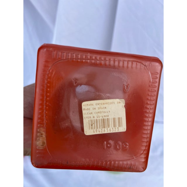 1960s Vintage Multi Color Cased Bud Vases Set of 4 For Sale - Image 4 of 4