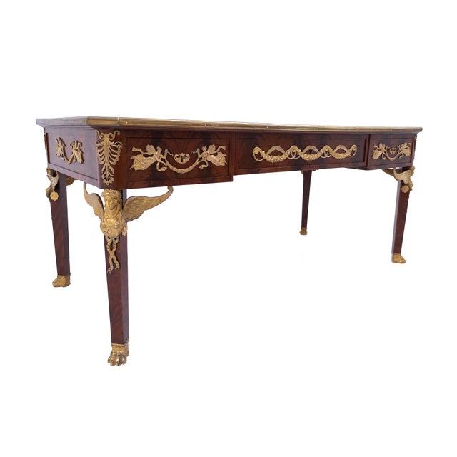 Traditional Office Set by Mercier Frères, France, Set of 2 For Sale - Image 3 of 18