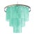 Italian Murano Glass Sputnik Chandelier – Mazzega-Inspired, Contemporary Sea Green For Sale