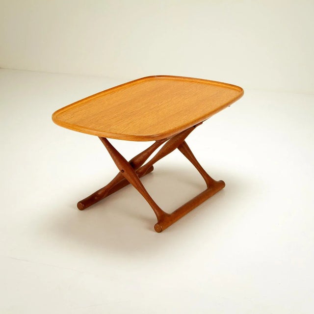 Mid-Century Modern Danish Folding Table by Poul Hundevad for Domus Danica, 1950s For Sale - Image 3 of 15
