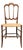 Italian Wood and Vienna Straw Chiavari Chair attributed to Fratelli Levaggi, 1950s For Sale