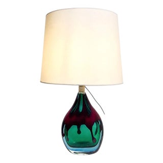 Murano Glass Table Lamp, Italy, 1950s For Sale