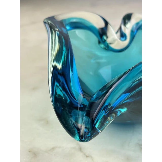 Green Large Ashtray in Submerged Murano Glass, Italy, 1960s For Sale - Image 8 of 10