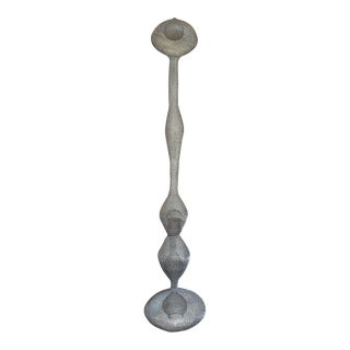 Contemporary Hand Knitted Metal Wire Hanging Sculpture For Sale