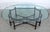 Chinoiserie Hammary Mahogany Faux Bamboo Coffee Table With Scalloped Glass Top For Sale - Image 3 of 12