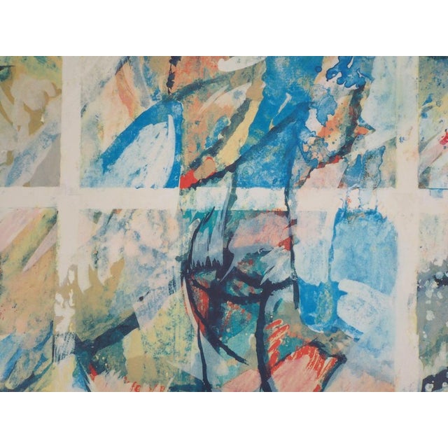 Jiri Georg Dokoupil, Golden Rings, Original Lithograph For Sale - Image 4 of 5