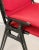 1980s Set of Italian Red Aluminum DSC Chair 106 by Giancarlo Piretti for Castles Alps, 1960s For Sale - Image 5 of 9