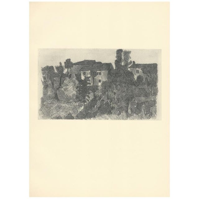 Giorgio Morandi, The Poggio in the Evening, Lithograph For Sale - Image 6 of 6