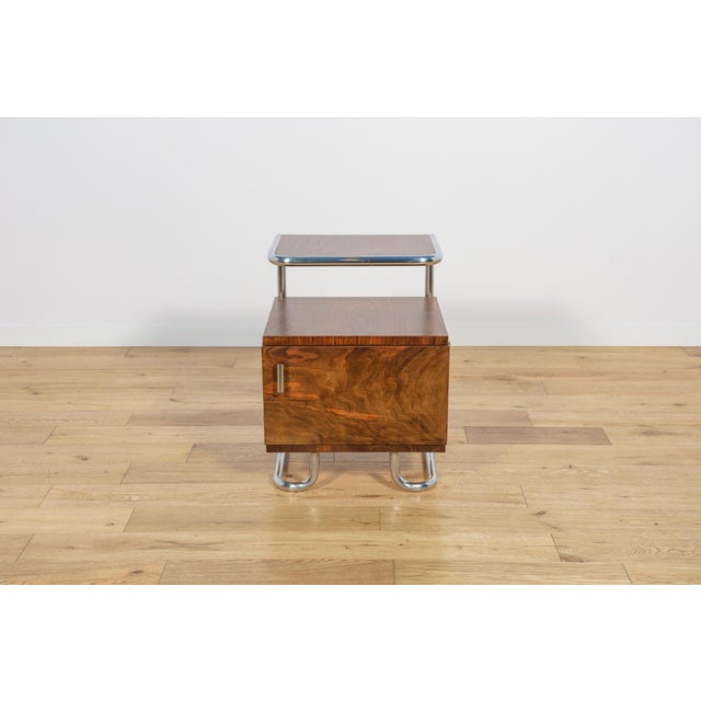 Mid-Century Bauhaus Nightstands from Mücke-Melder, Czechoslovakia, 1930s, Set of 2 For Sale - Image 14 of 18