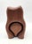 Emil Milan 1970s Fred & Marilyn Buss Handcrafted Redwood Owl Figurine Stash Box For Sale - Image 4 of 12