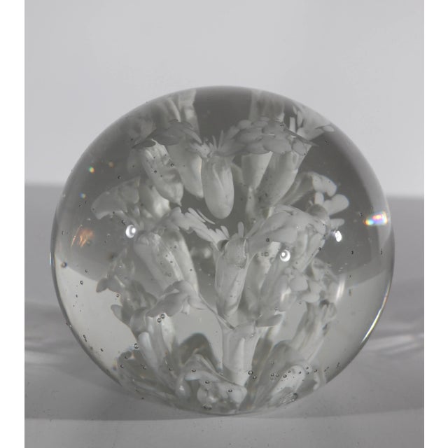 Mid-Century Modern Large Art Glass Paper Weight For Sale - Image 3 of 11