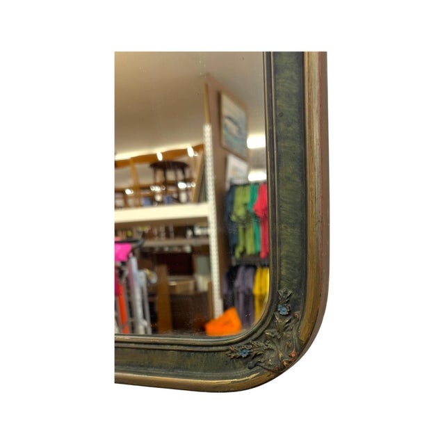 Vintage Arched Pier Mirror With Glass Sunburst Prism – Ornate Gilt Hollywood Regency Wall Mirror. For Sale - Image 10 of 11