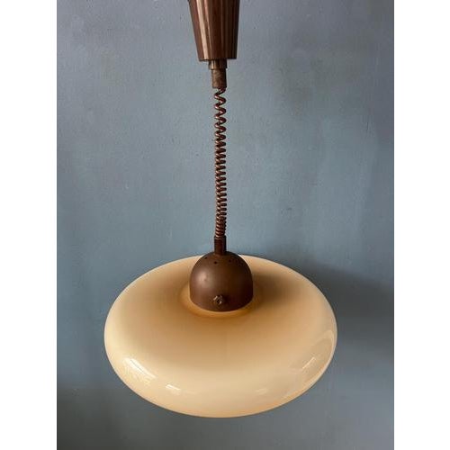 Space Age Acrylic Glass UFO Pendant Lamp from Herda For Sale - Image 6 of 13
