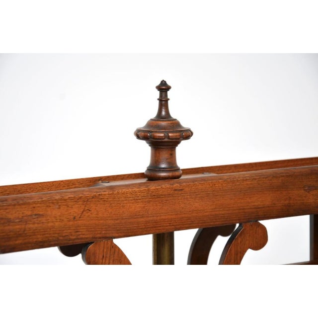 Antique Victorian Carved Walnut Music Stand, 1860 For Sale - Image 9 of 13