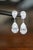 2010s 4.00ct Dangling Pear Shaped Diamond Platinum Earrings For Sale - Image 5 of 5