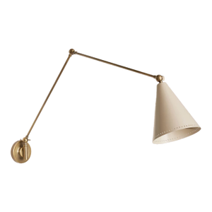 Soho Home Vincent Wall Light, Cream Shade