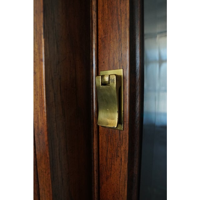 Vintage Hickory Manufacturing Company Burl Wood Cabinet For Sale - Image 13 of 18