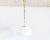 Mid-Century Modern Opaline and Brass Ceiling Lamp from Glashütte Limburg, 1960s For Sale - Image 3 of 12