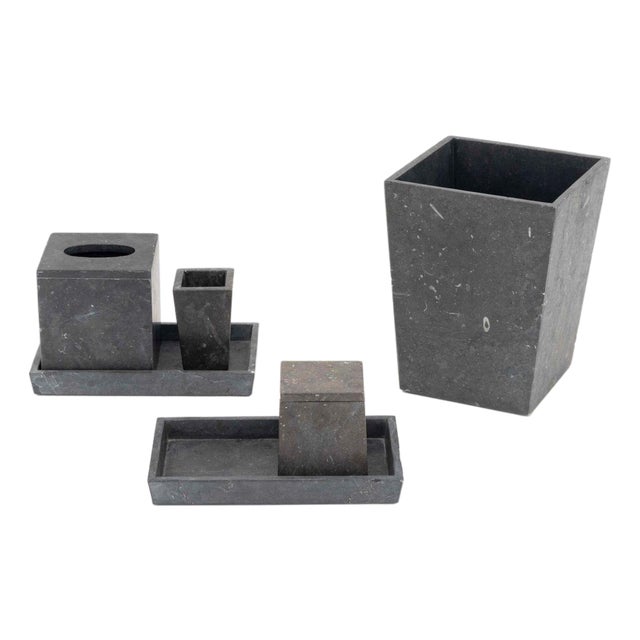 Duvall Atelier "Luxor" Marble Accessories, 6 For Sale