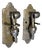 Door Knockers in Silver-Plated Bronze, 1780, Set of 2 For Sale
