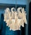 Mazzega Murano Clear White Petal Chandelier For Sale - Image 11 of 18