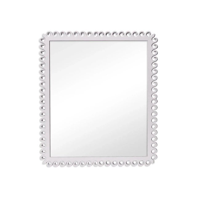 Contemporary Fleur Home Carnival Gras Rectangle Mirror in Lite Lavender, 32.5x43.75 For Sale - Image 3 of 3