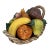 Vintage MCM Italian Ceramic Hand Painted Fruit Basket Centerpiece For Sale