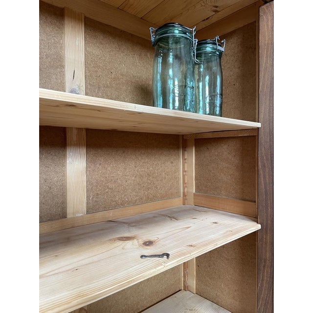 Brown Vintage Showcase in Oak For Sale - Image 8 of 18